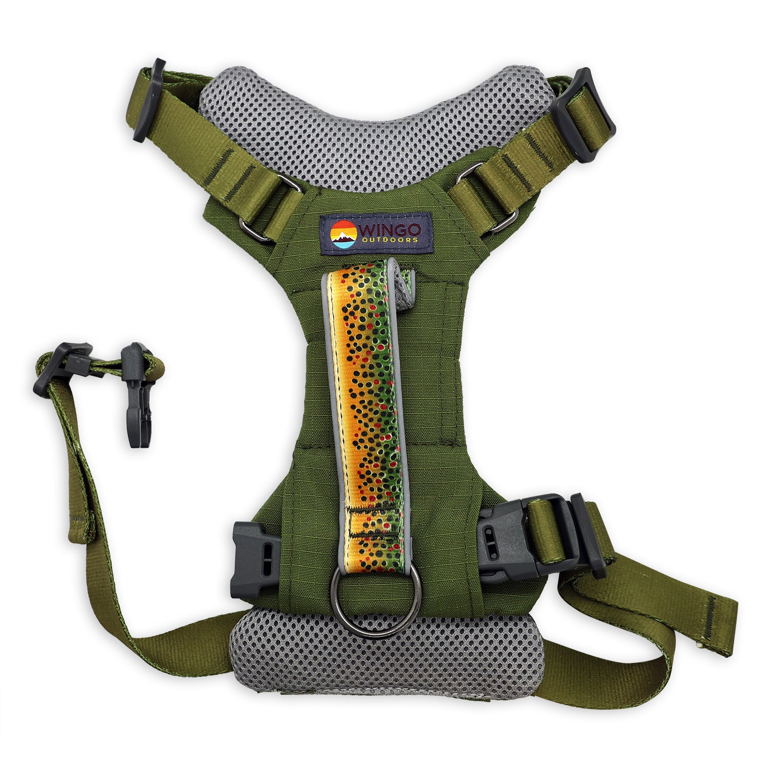 Didog Step in Dog Harness - Adjustable Leather Dog Harness with Hea