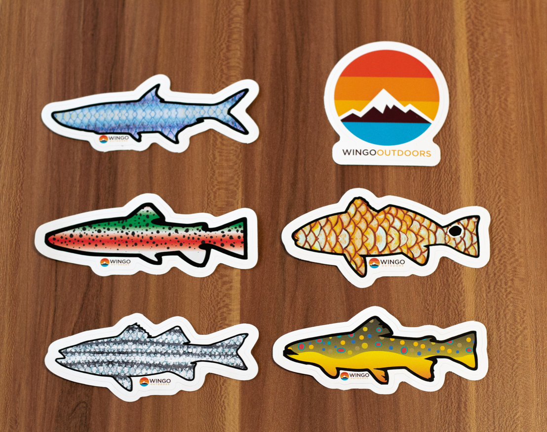 Wingo Outdoors Fish Decal Pack