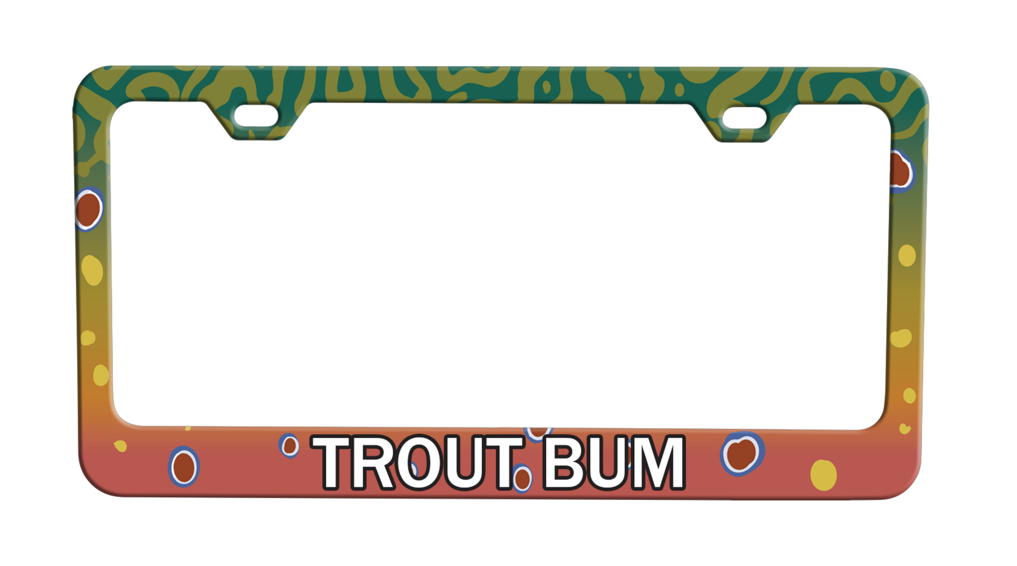 Wingo Outdoors Fish License Plate Frames