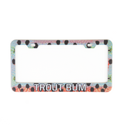 Trout Bum License Plate Frame - Rainbow Trout (6580597293079)