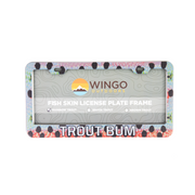 Trout Bum License Plate Frame - Rainbow Trout (6580597293079)